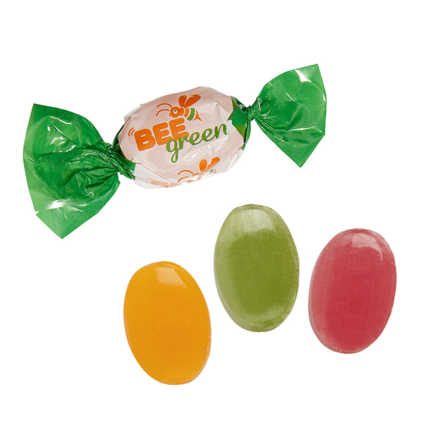 Bonbons im Werbewickel