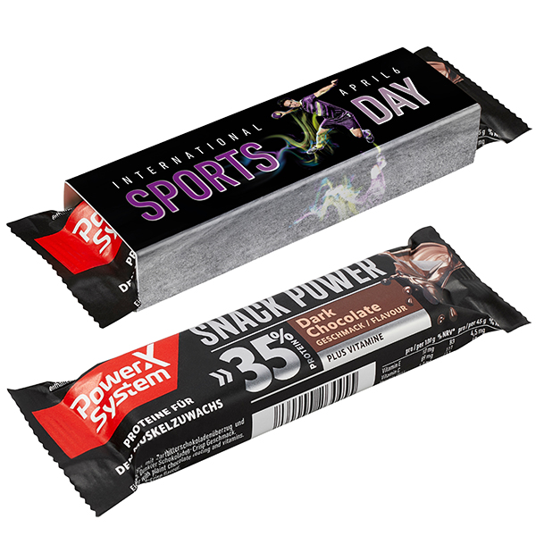 Power X System- Protein Riegel – Werbeartikel mit Logo bedrucken