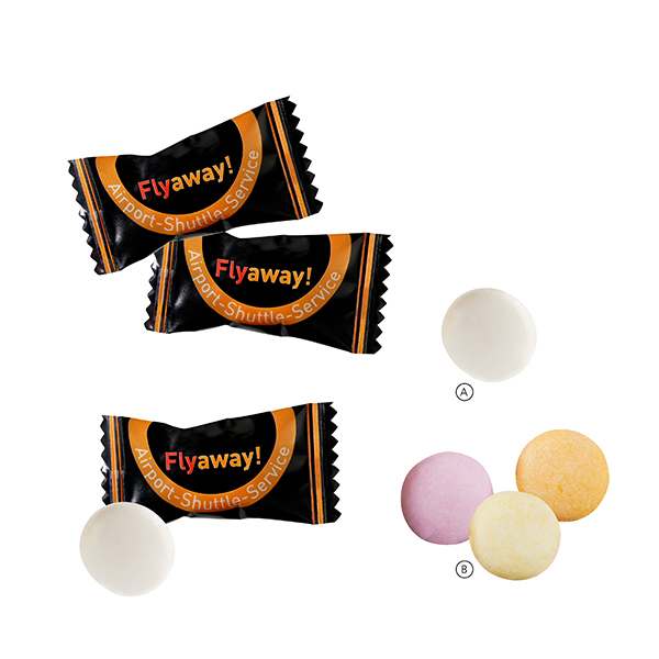 MENTOS Fruit im Flowpack – Werbeartikel mit Logo bedrucken