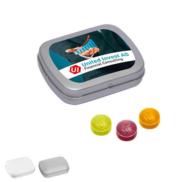 Mini Klappdose mit Pulmoll Pastillen
