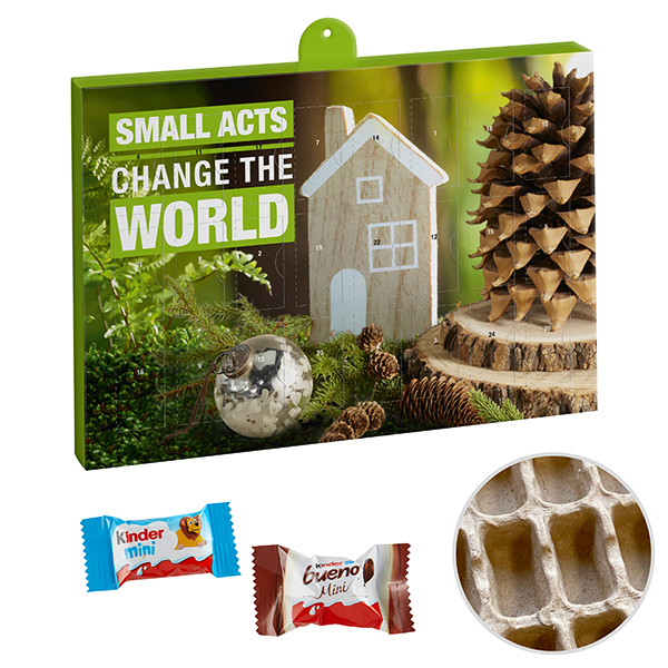 Premium Marken-Adventskalender PAPIER Kinder Mix